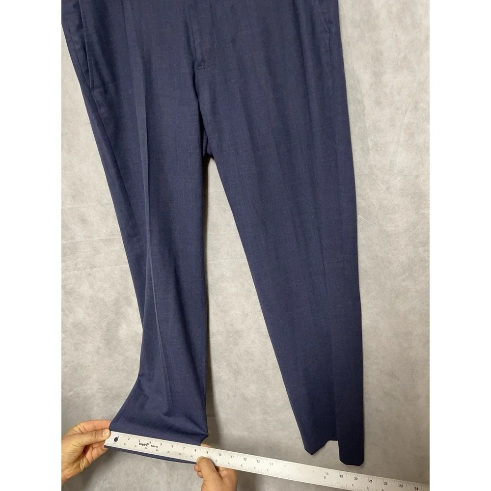 Brooks Brothers Pants Men 38X31 Blue Regent Italy Reda Fabric Brookscool Luxury
